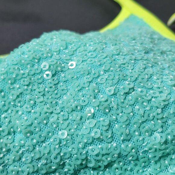 Victoria's Secret Womens Sequin Bikini Top Swimsuit Size Small Beach Summer Pool - Picture 5 of 10